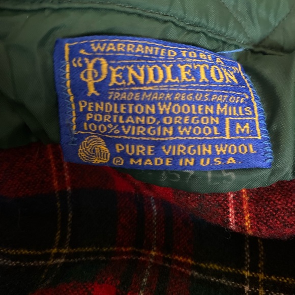 VTG 60’s Pendleton Prince Charles Edward Stewart Tartan Print. Size M. - Picture 9 of 12